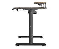 Ultradesk HIGHLANDER Elektryczna regulacja Brązowe - 1295842 - zdjęcie 3